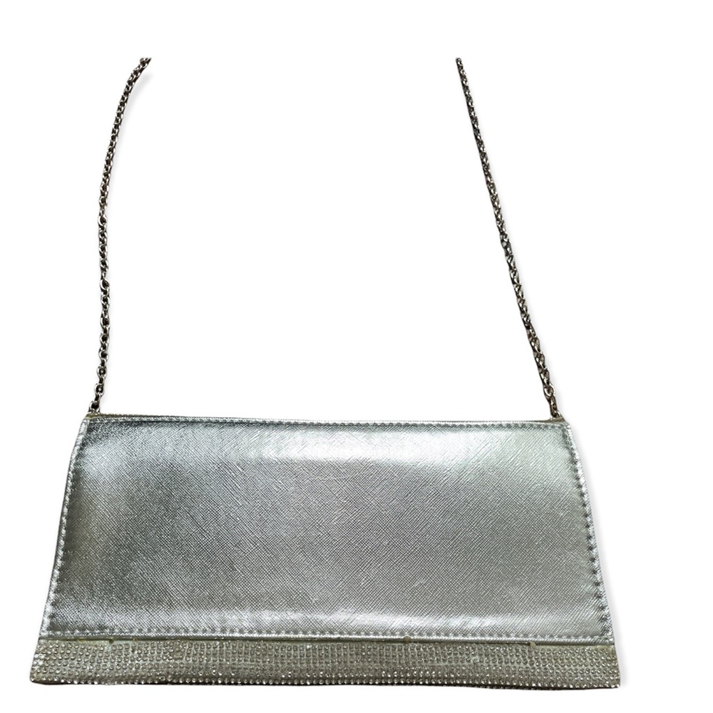 Ester & Lilly Silver Strass Night Purse Clutch with Detachable Straps - Picture 12 of 13